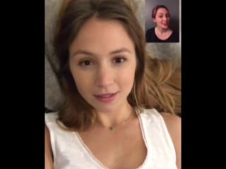 Dominique provost chalkley & katherine barrell videochat june 30th, 2017