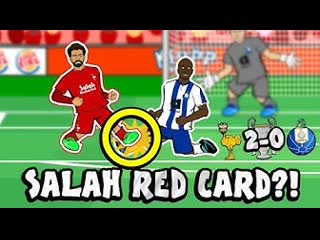 🔴salah red card?! conspiracy!🔴 (parody cartoon)