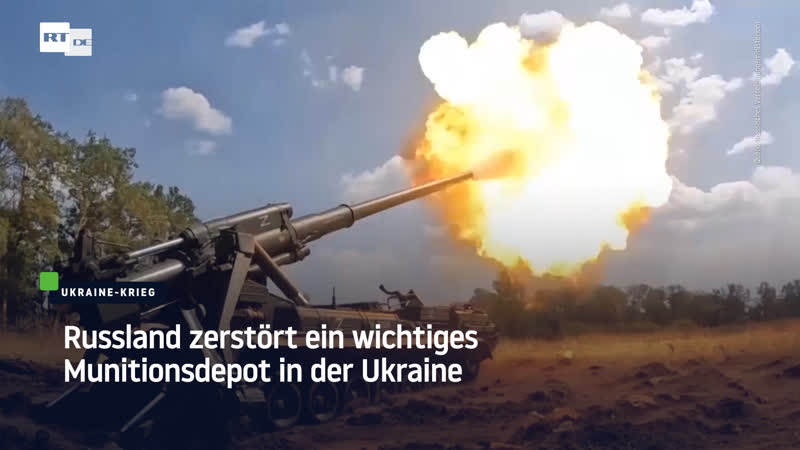 Russland zerstört ein wichtiges munitionsdepot in der ukraine