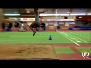 Khaddi sagnia long jump training