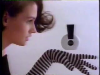 Famke janssen 1988 exclamation perfume commercial