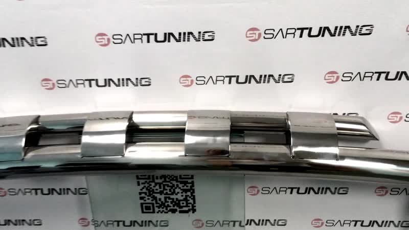 Защита бампера митсубиши оутландер 3 обзор | mitsubishi outlander 3 front bumper guard review