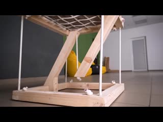 Insane floating tensegrity chair