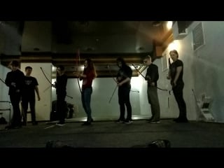 Залп лучников и пробежки