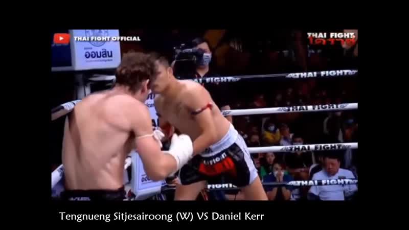 Нокауты муай тай в замедленной съёмке