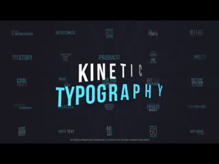 Kinetic typography