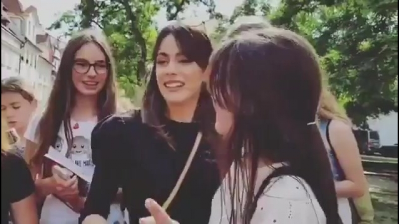 Тіні штоссель з фанатами в празі, чехія (29 06 2018)