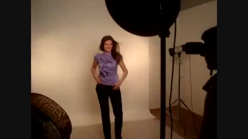 Видео с фотосессии после "секретов стиля")
