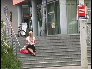 Frivolous dress order the stairs