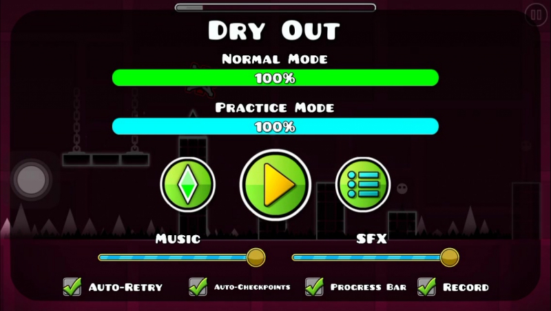 Geometry porn video – Geometry dash dry out (4 lvl, all 3 coins) by limon14
