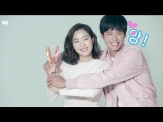 Park bogum and kim goeun for g9 ✧ making film ~ ♥