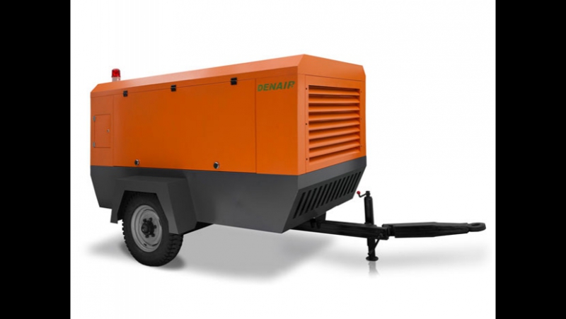 Denair передвижной воздушный компрессор + отбойный молоток