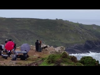 Poldark scene from second day shooting near botallack 15 sept 2015