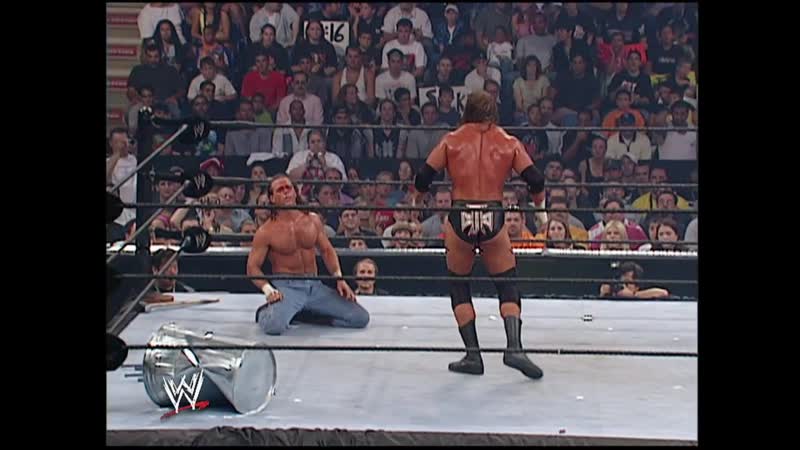|wm| шон майклз против трипл эйча летний бросок 2002