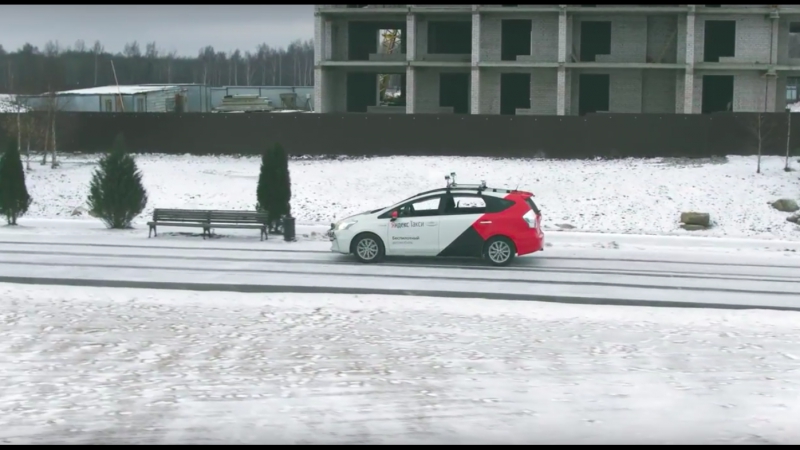 Self driving car first winter test
