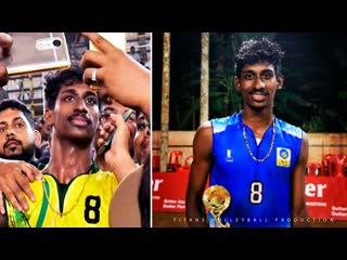 Ajithlal chandran indian volleyball avc monster of the vertical jump