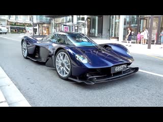 David coulthard driving his aston martin valkyrie in monaco !