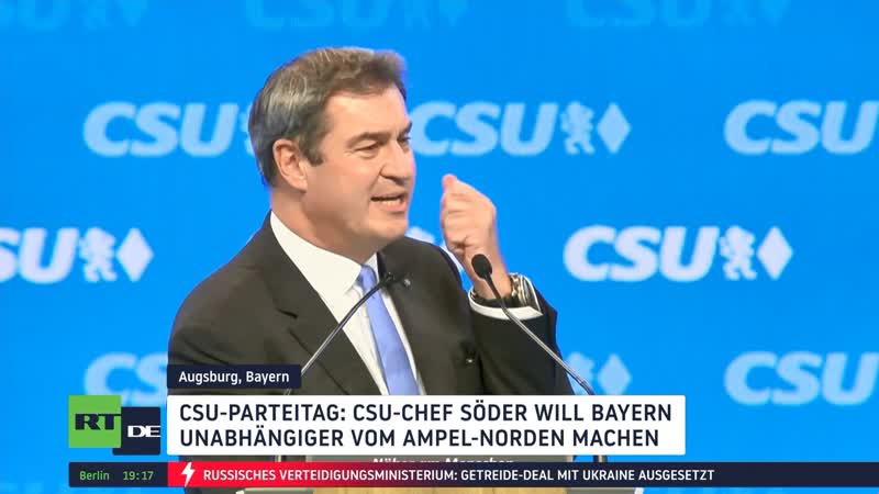 Söder auf csu parteitag bundesregierung leistet historisch schlechte arbeit