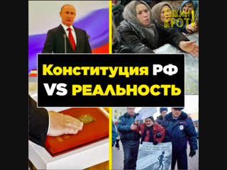 Конституция рф vs реальность