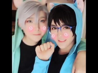 Yurionice victor yuri nyanya victor and yuri (・ω・)ノ ( 750 x 750 ) mp4