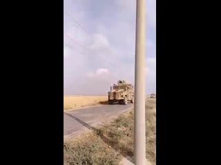 Kurdish villagers protests turkish soldiers with throwing shoes a d rotten tomatoes during a joint patrol with russians in dirbe