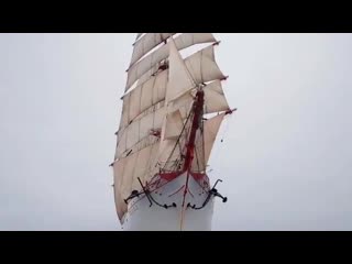 99 year old sts sedov is safely back to home port on the baltic sea after its extraordinary journey along the northern sea route