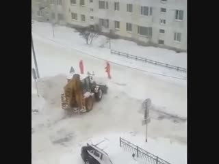 Усиленная уборка снега!