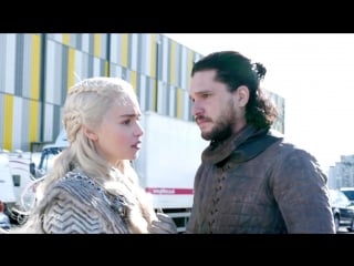 Tour the game of thrones set with emilia clarke (daenerys targaryen) // omaze