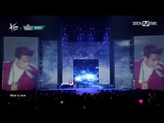 Jun k (2pm) no love @ m! countdown kcon 2015 japan 150423
