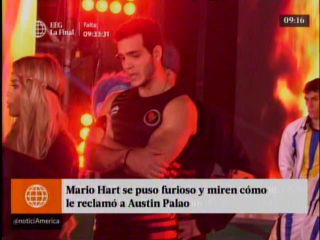 Mario hart se puso furioso y miren como le reclamo a austin palao