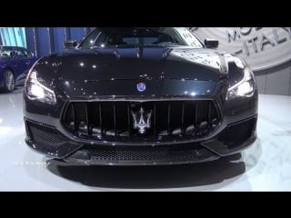 2018 maserati quattroporte gts exterior and interior walkaround