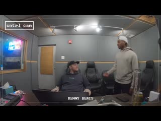 Denzel curry зафристайлил в студии kenny beats