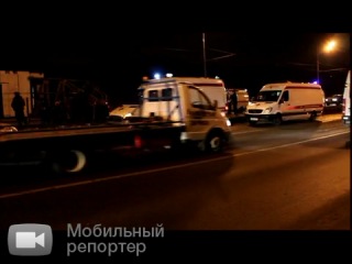 Крупное дтп на липецкой улице 1 погиб, 5 ранены (17 02 13 )