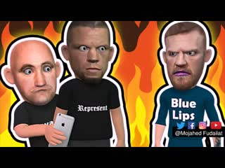 Dana white upsets mcgregor by uploading the 1st diaz fight 720p mp4