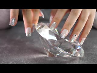 Asmr ｄｉａｍｏｎｄｓ💎(crystals, beads, ice, jewels, tapping, scratching)