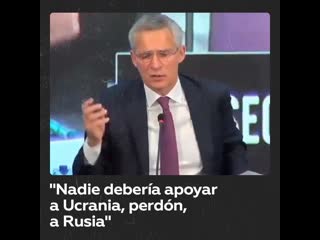 Soltenberg se equivoca y pide no apoyar a ucrania