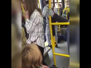 Прилег в автобусе