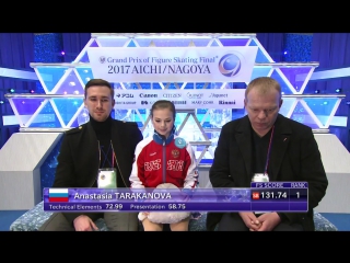 Anastasia tarakanova rus isu jgp final ladies feee skating nagoya 2017