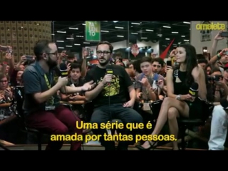 Legendado elenco de xxx reativado dá entrevista ao omelete na comic con