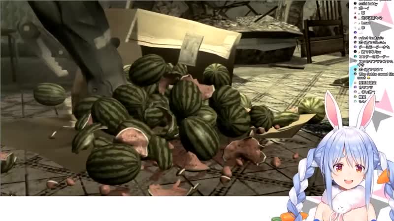 [inaccuratesubs] [mgs4] usada pekora moments pt 1