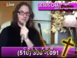 Muslim calls in a christian show مسلم يتصل على قناة مسيحيه