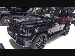 Brabus g850 g63 v8 biturbo 850 hp luxurious monster with start sky geneva 2016