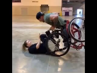 Поражает своей силой воли