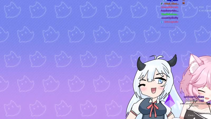 [cooksie] nyanners showed her chest to vei