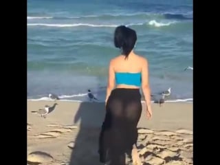 Dayami padron at beach