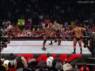 Batista and randy orton vs scott steiner and booker t, wwe raw