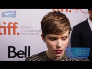 Kate mara the martian red carpet (tiff 2015)
