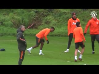 First footage of amad diallo in training