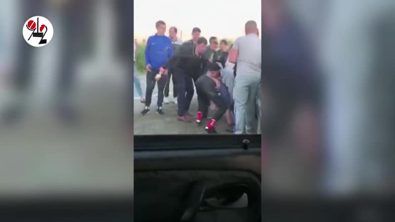 Тау массовая битва возле кафе "каспий" real video