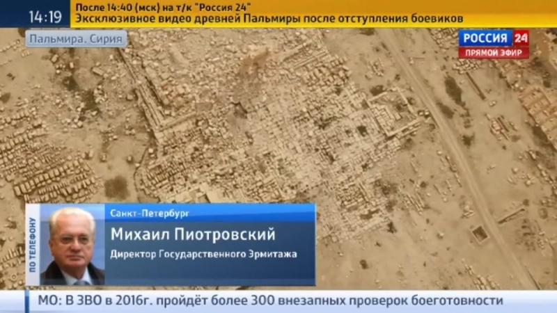 Михаил пиотровский пальмиру нужно восстановить
